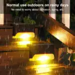 LED Solar Staircase Outdoor Wall Light - Image 2