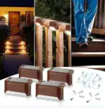 LED Solar Staircase Outdoor Wall Light - Image 12