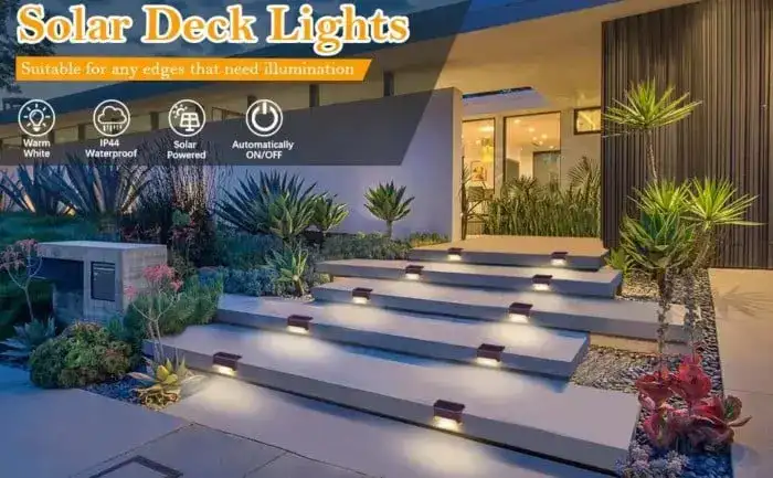 Solar lights installation