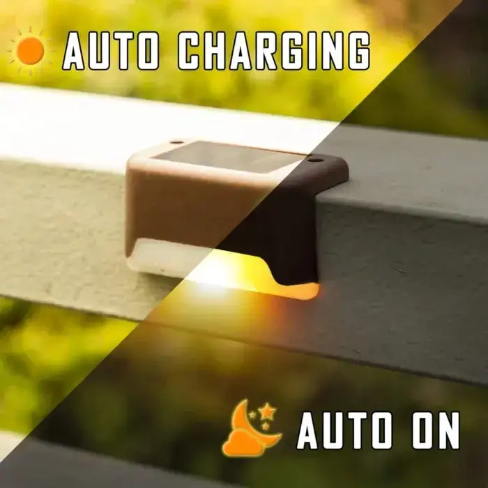 Warm glow solar lights