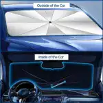 Foldable Car Umbrella Sunshade Cover UV Block