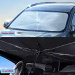 Foldable Car Umbrella Sunshade Cover UV Block - Image 2