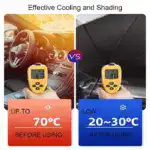 Foldable Car Umbrella Sunshade Cover UV Block - Image 10