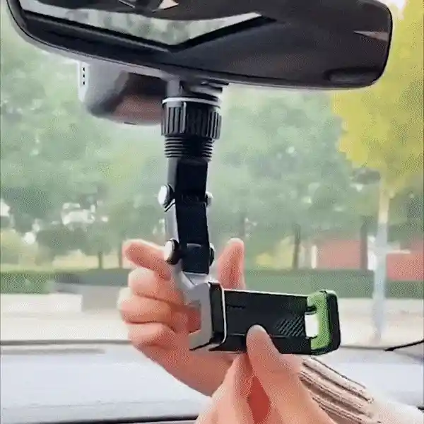 Smartphone holder in action