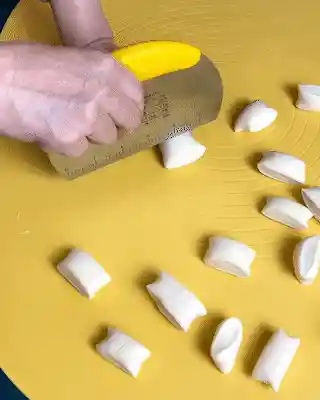 Baking mat in use