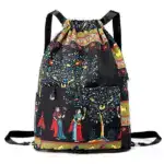 Drawstring Foldable Large Capacity Travel Sports Backpack - Image 7