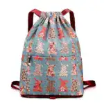 Drawstring Foldable Large Capacity Travel Sports Backpack - Image 8