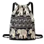 Drawstring Foldable Large Capacity Travel Sports Backpack - Image 9