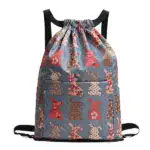Drawstring Foldable Large Capacity Travel Sports Backpack - Image 14
