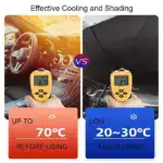 Car Windshield Sun Shade Umbrella for Auto Windshield Covers Most Cars - Image 5