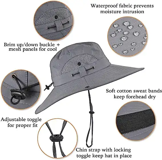 Adjustable Solar Fan Hat