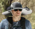 Wide Brim Solar Fan Outdoor Fishing Hat-Solar & USB Charging - Image 4