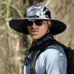 Wide Brim Solar Fan Outdoor Fishing Hat-Solar & USB Charging - Image 11