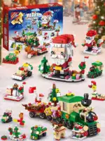 Holiday Countdown Calendar for Kids - Build & Play Christmas BlocksB - Image 4