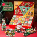 Holiday Countdown Calendar for Kids - Build & Play Christmas BlocksB