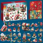 Holiday Countdown Calendar for Kids - Build & Play Christmas BlocksB - Image 2
