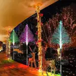 7 Color Changing Solar Christmas Trees Lights - Image 5