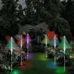7 Color Changing Solar Christmas Trees Lights - Image 6