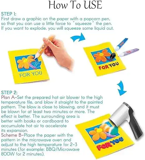 Easy puffy art creation