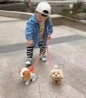 Interactive Plush Puppy Toy