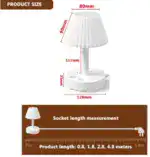 Electric Socket Night Light Table Lamp - Image 3