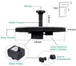 Innovative 2025 Solar Bird Bath Fountain Kit - Image 9
