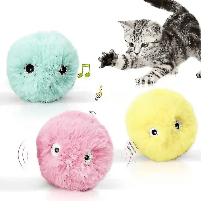 Cat playing with toy