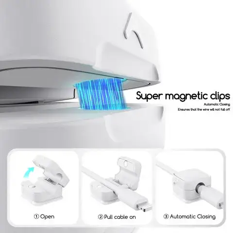 Magnetic cord organizer