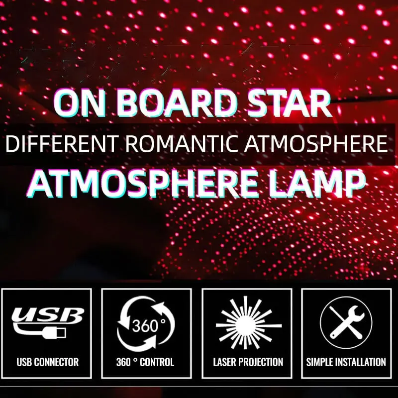 Compact star projector
