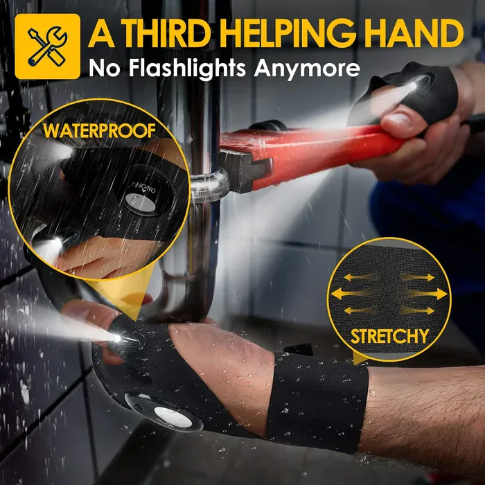LED Gloves in Use