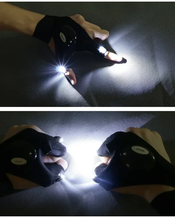 LED Gloves for Outdoor Use