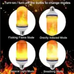 LED Flame Light Bulb With Gravity Sensing Effect - Image 17