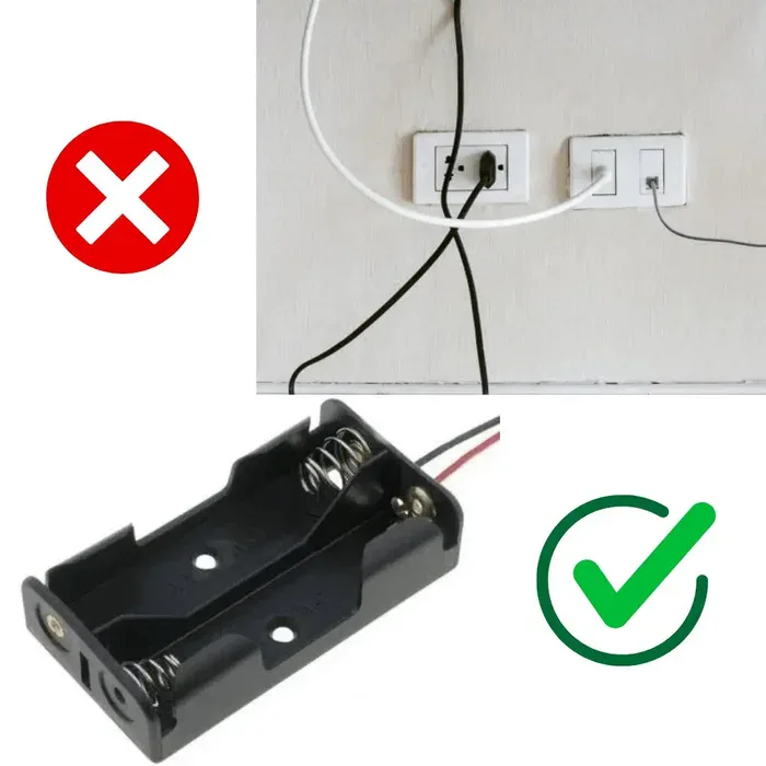 No wires