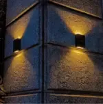 Waterproof Solar Powered Outdoor Patio Wall Decor Light