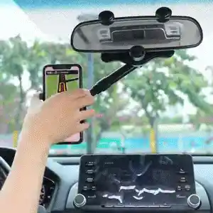 Phone holder in use