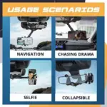 Adjustable 360° Car Phone Mount – Rotatable & Extendable - Image 6