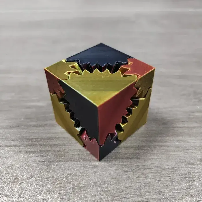 1733470138118 Innovative 3D Gear Cube - Transformative Puzzle Toy - Image 1
