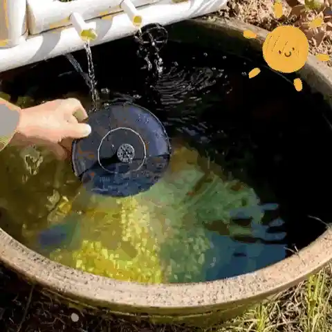 Solar powered fountain
