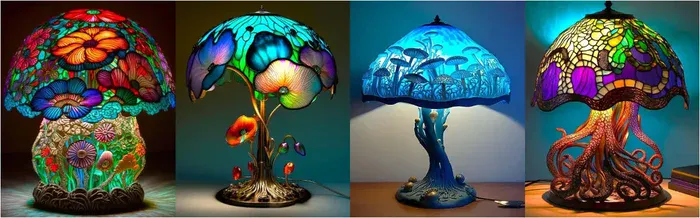 Table lamp collection