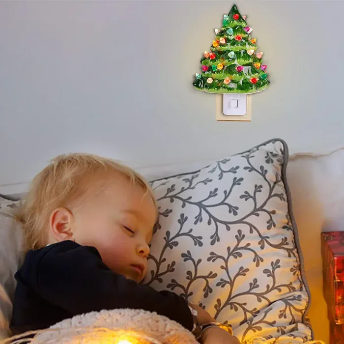 Christmas Tree Glow Lamp in a child's room