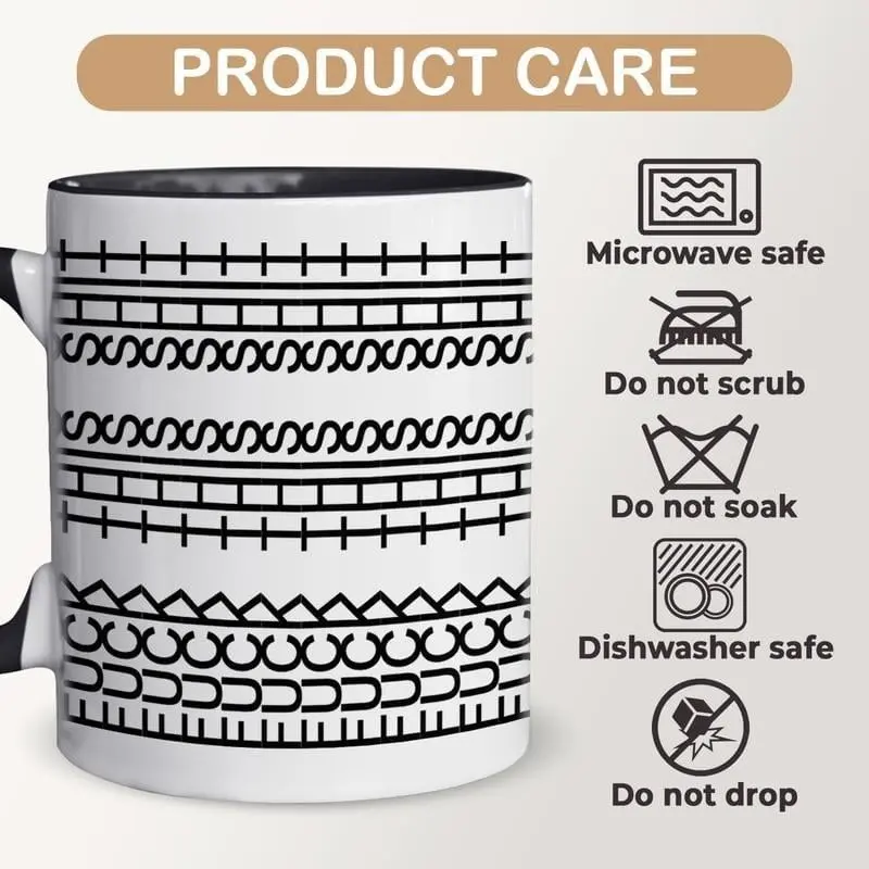 Care instructions for mug